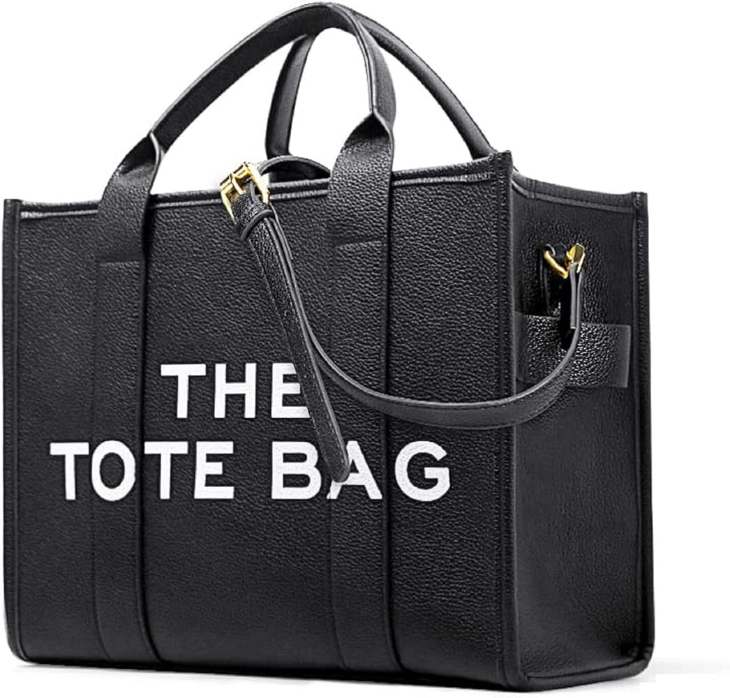 Work Tote Bags for Women - Trendy Personalized Oversized PU Leather Tote Bag Top-Handle Shoulder ... | Amazon (CA)