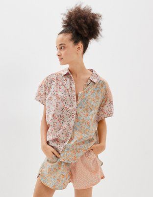 AE Oversized Resort Shirt | American Eagle Outfitters (US & CA)