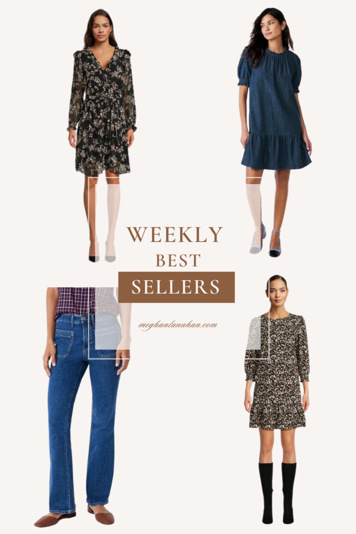 Fall wardrobe wins! Floral dresses, denim dress with a bit of ruffle and a great pair of trouser style jeans.

#LTKstyletip #LTKfamily #LTKSeasonal