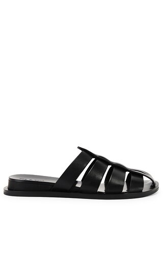 Beau Fisherman Slide in Black | Revolve Clothing (Global)