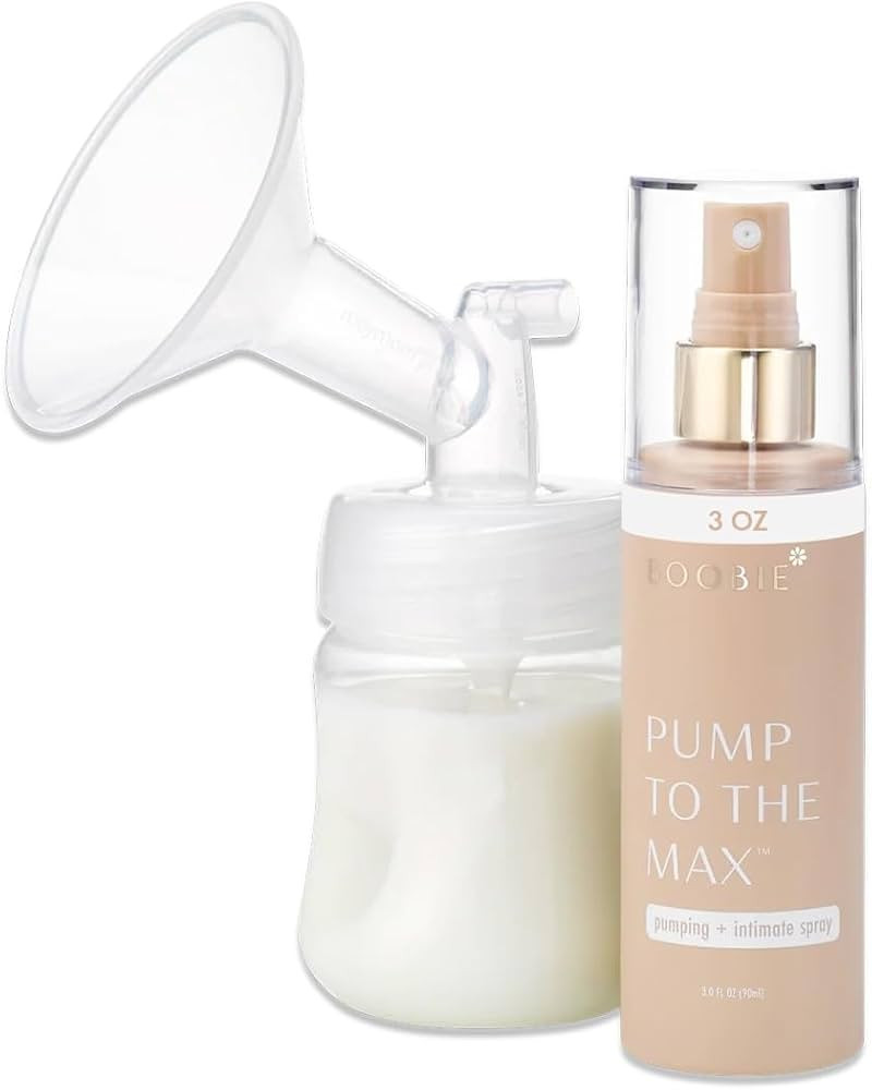 Boobie Pumping Spray, 3 oz, Increase Milk Supply & Ease Postpartum Discomfort | Hands-free Breast... | Amazon (US)