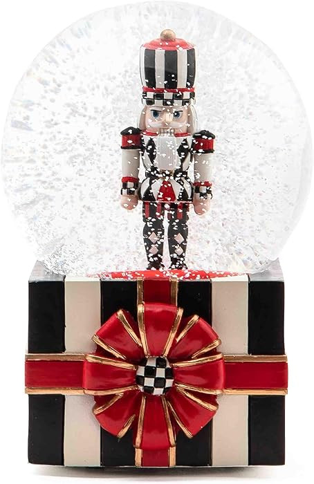 MACKENZIE-CHILDS Snow Globe, Musical Christmas Decor for Living Room, Nutcracker Gift | Amazon (US)