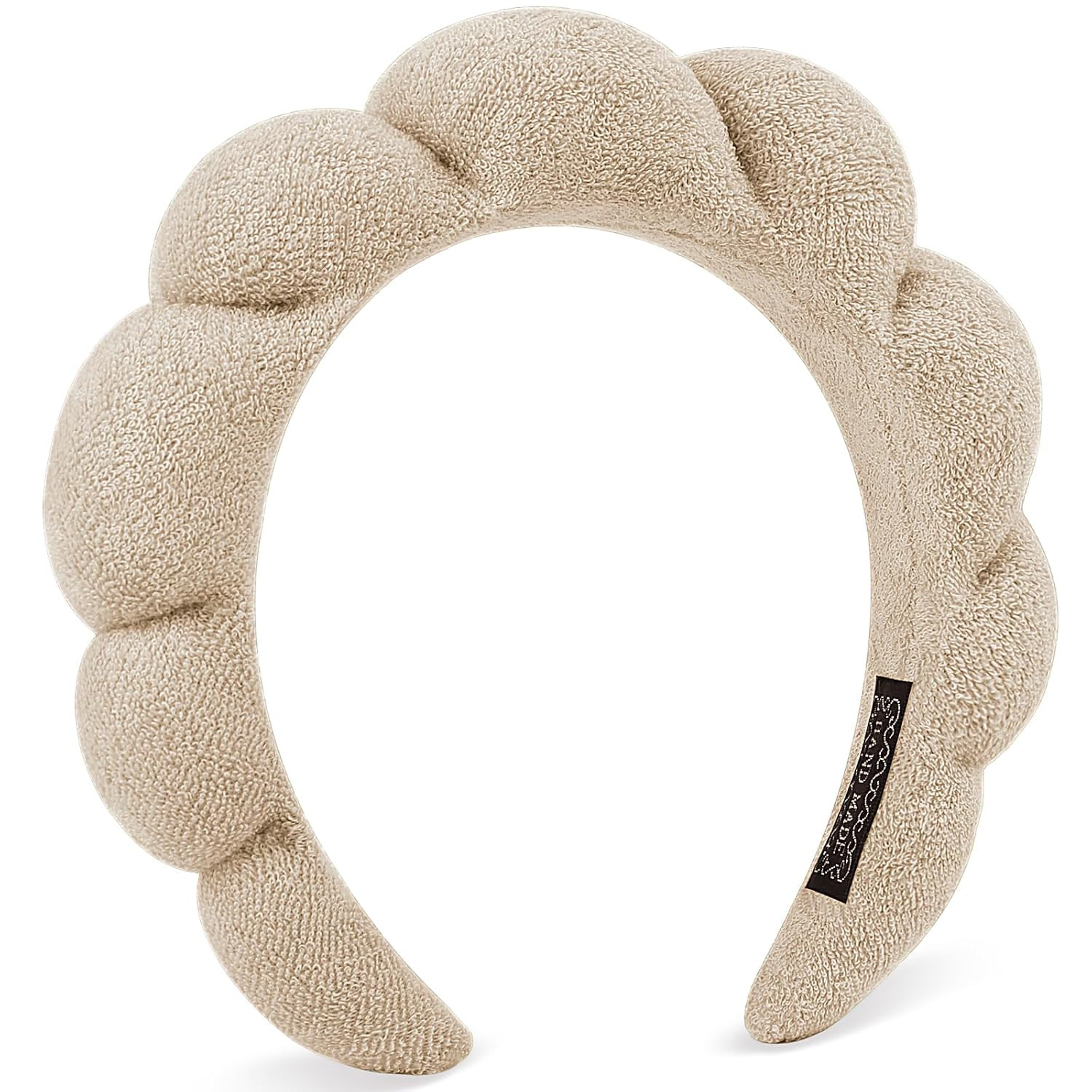 DOMMARE Spa Headband For Washing Face, Makeup Bubble Skin Care Hair Accessories, Puffy Grwm Get R... | Amazon (US)