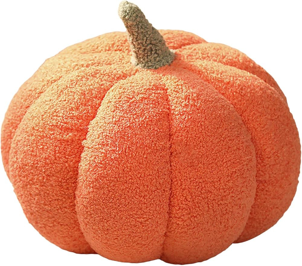 Mokoggiri Stuffed Pumpkin Fluffy 8 inch Halloween Pumpkins Plush Toys Soft Pumpkin Throw Pillow G... | Amazon (US)