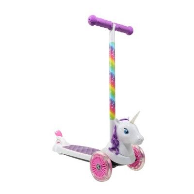 Sakar Unicorn 3D 3 Wheel Scooter - White | Target