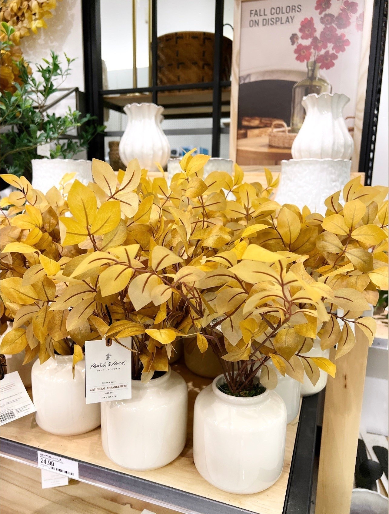 These Target aspen leaves in ceramic vase arrangements are really pretty. Definitely will add Fall vibes to your home!

@Target

#LTKSeasonal #LTKHome #LTKmomlife