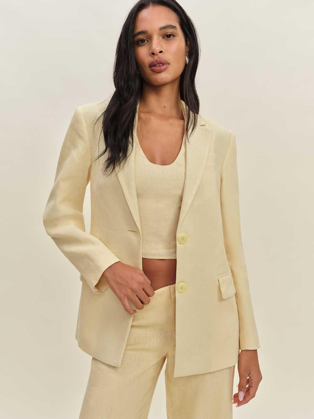 James Linen Blazer | Reformation (Global)