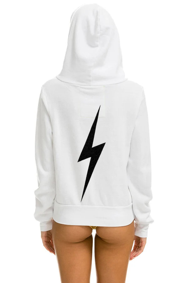 BOLT HOODIE - WHITE | Aviator Nation
