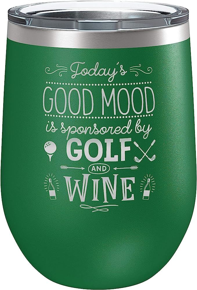 Bad Bananas Golf Gifts For Men and Women - 12 oz Insulated Tea or Coffee Tumbler With Lid - Cool,... | Amazon (US)
