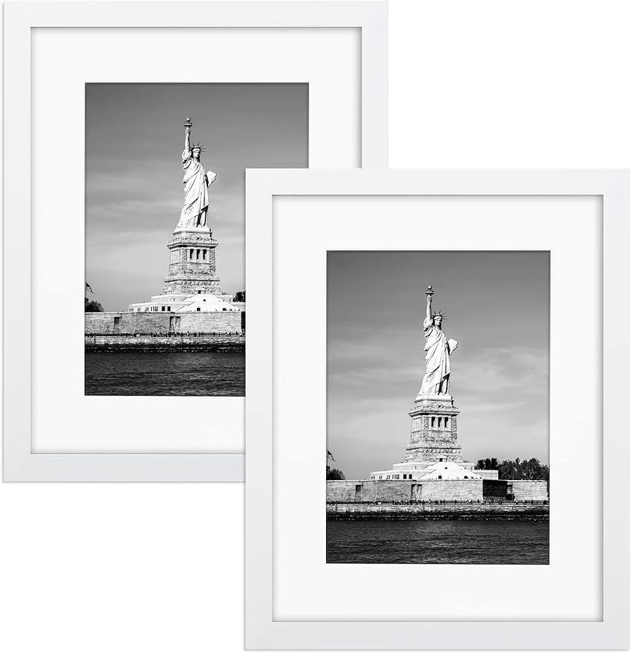ENJOYBASICS 11x14 Picture Frame, Display Pictures 8x10 with Mat or 11 x 14 Without Mat, Wall Gallery | Amazon (US)
