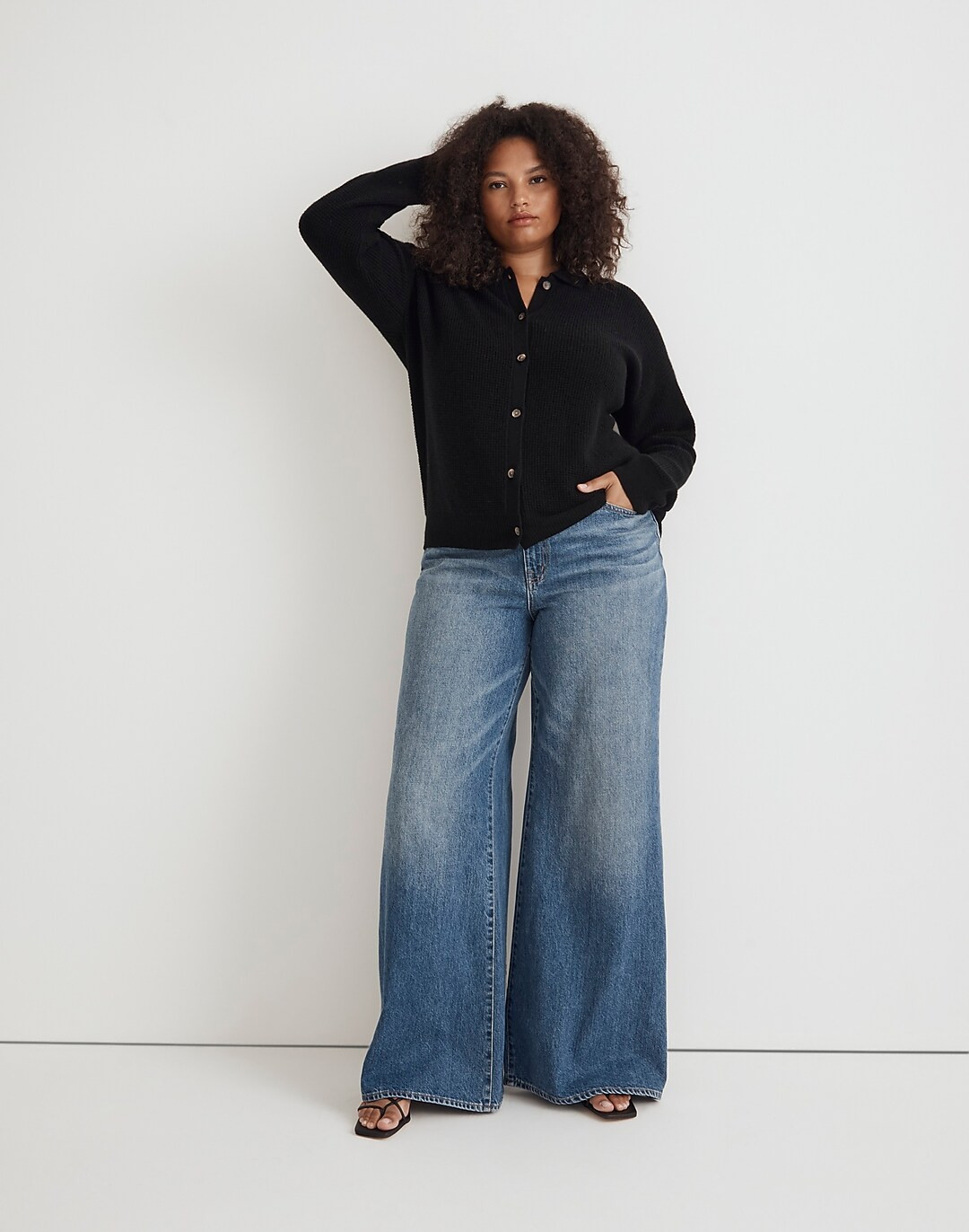 Waffle-Stitch (Re)sponsible Cashmere Cardigan Sweater | Madewell