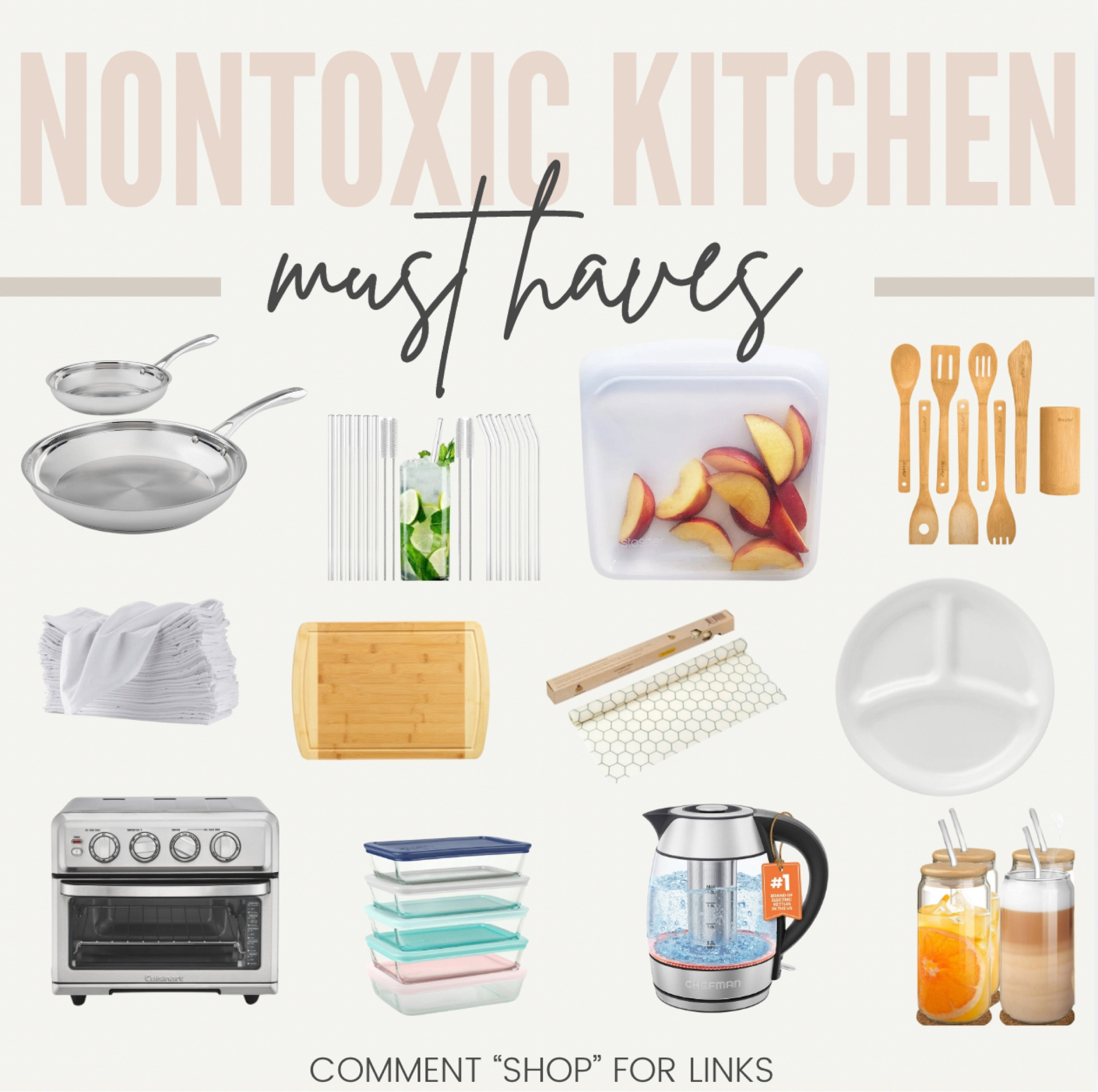 all of my go to nontoxic kitchen finds 🫶🏻

#LTKGiftGuide #LTKHome #LTKFamily