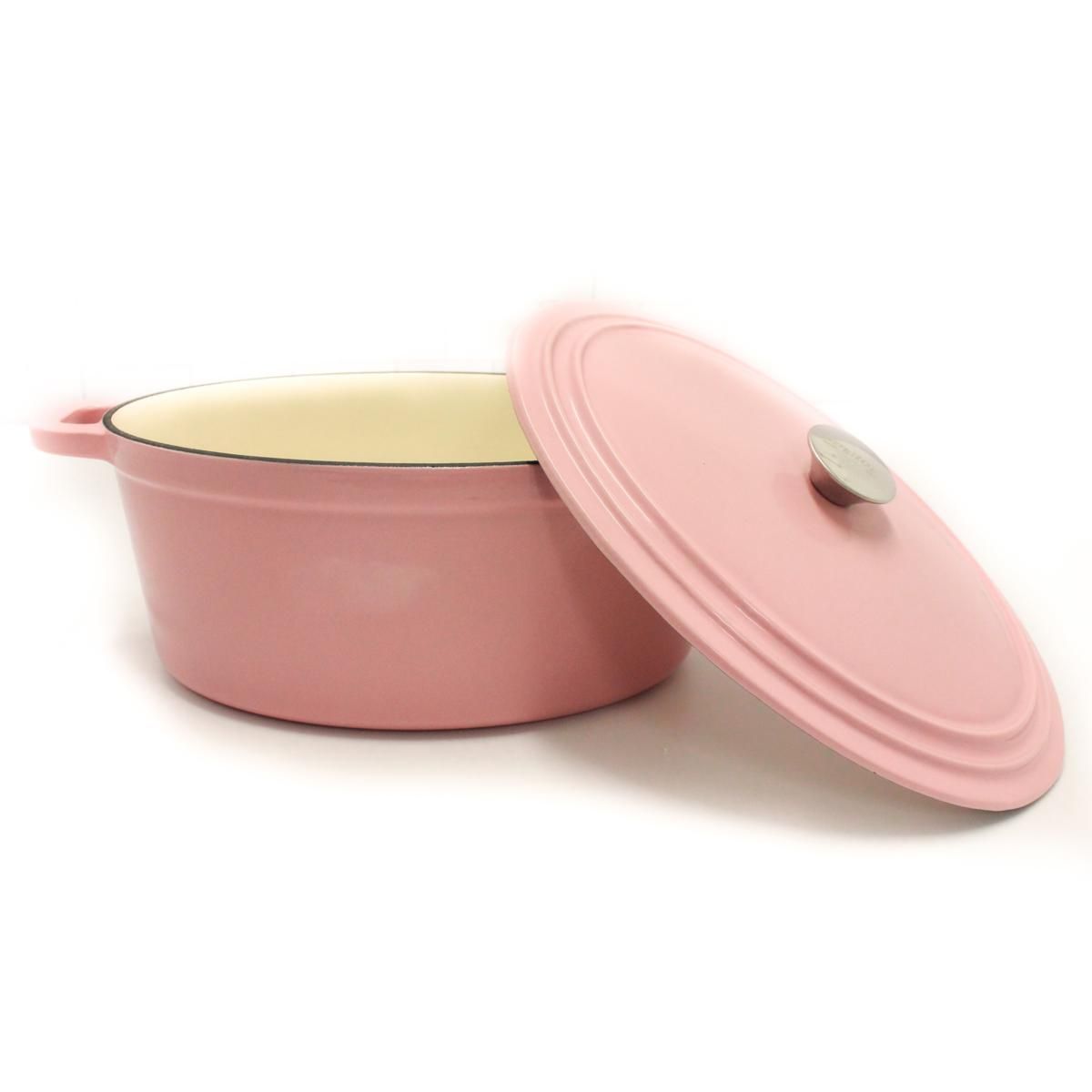 BergHOFF Neo 8-quart Cast Iron Oval Covered Dutch Oven - Pink - 20088682 | HSN | HSN