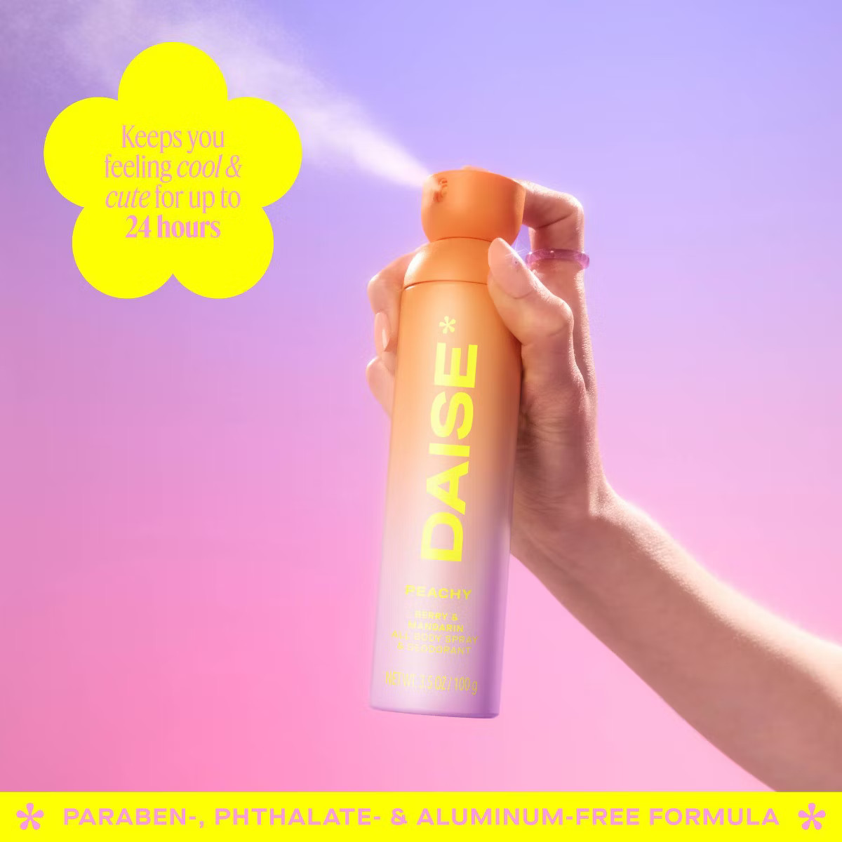 DAISE Peachy Full Body Deodorant Spray - 3.5oz | Target