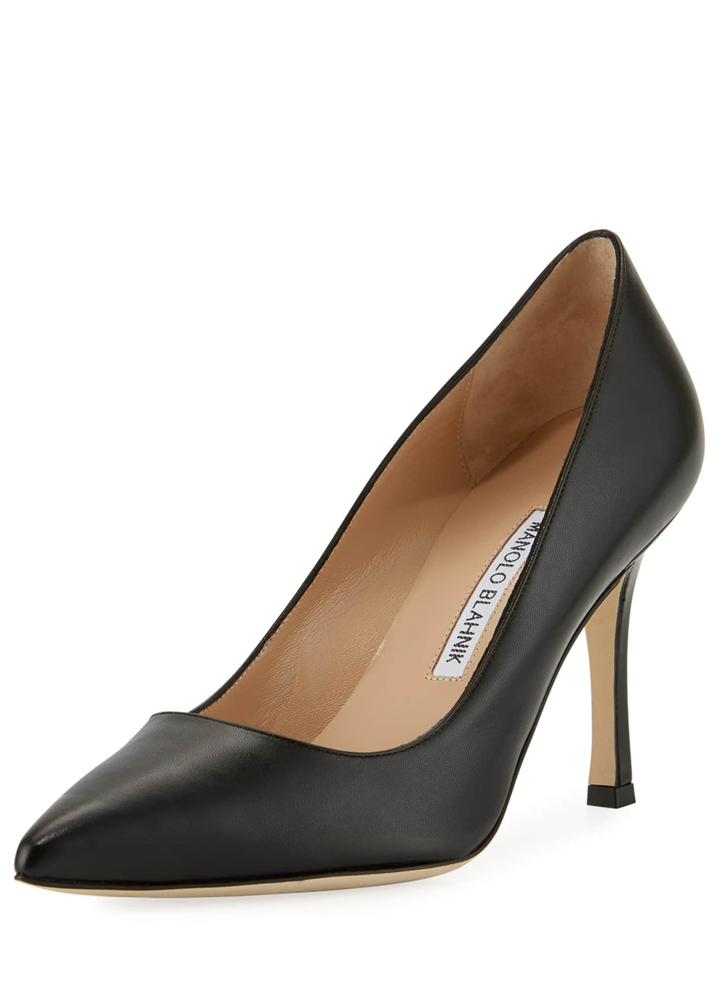 Manolo Blahnik BB Leather 90mm Pump | Bergdorf Goodman