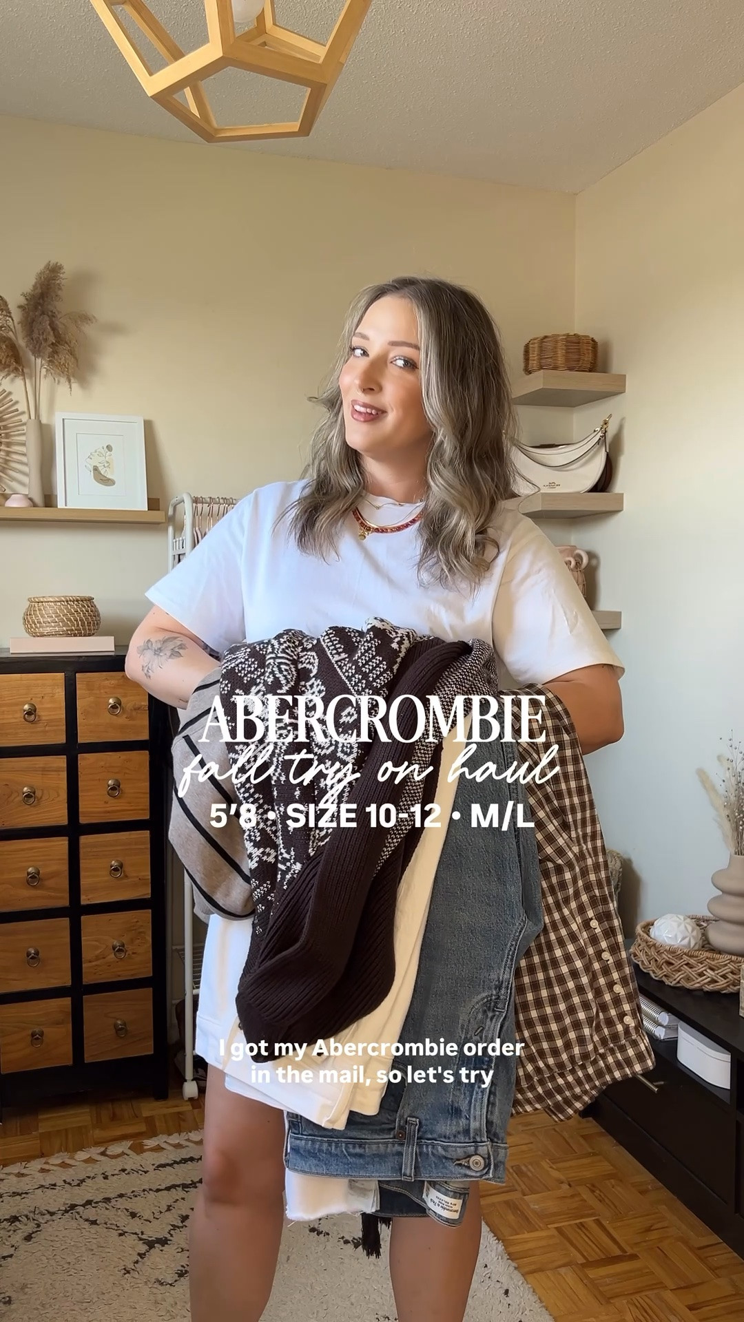 Abercrombie fall try on haul!
Striped sweatshirt cardigan - L
Both pairs of jeans - 30 regular length (I’m 5’8, but my height is in my torso and these run a bit long)
Bandana print cardigan - L
Bra free tank top - M
Plaid pants - M
Denim shorts - sized up to 32 for a really baggy fit
White tee - old from Abercrombie, linked similar

#LTKfall #LTKmidsize #LTKjeans