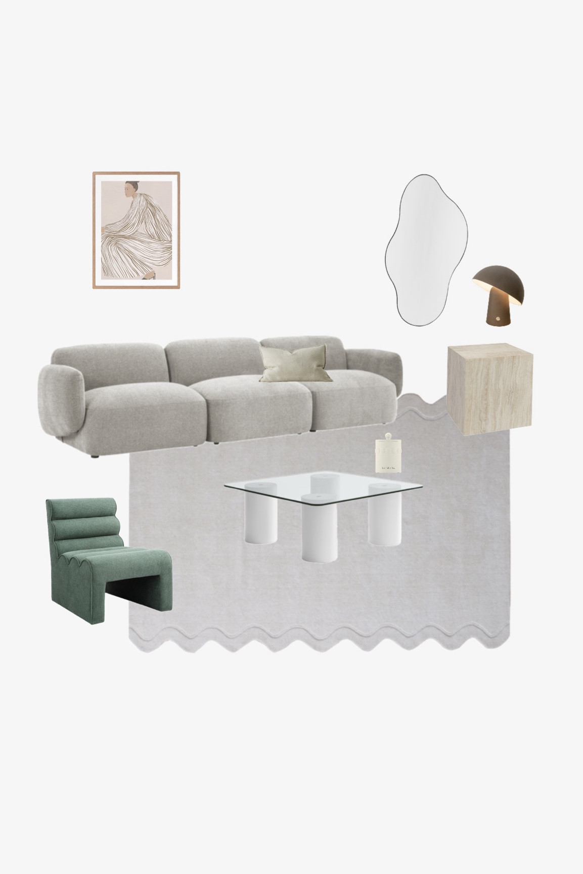 Moody monochrome living room set up. Urban contemporary style. 

#LTKhome #LTKstyletip #LTKaustralia