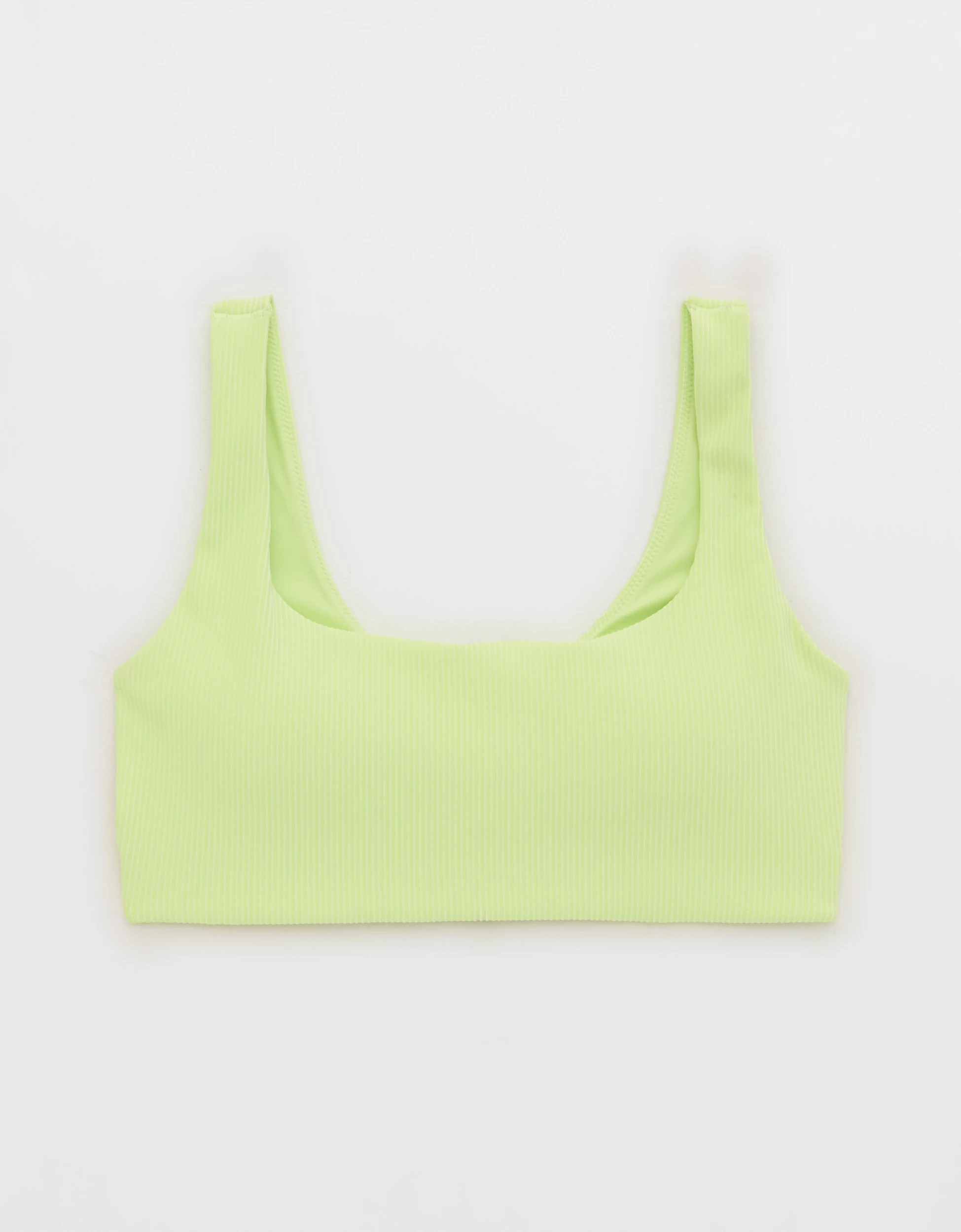 OFFLINE By Aerie Stripe Rib Classic Sports Bra | Aerie