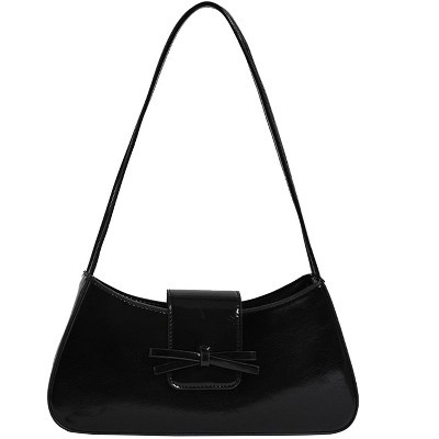 Narwey Black Leather Purses, Y2K Trendy Shoulder Bag for Women, Patent Leather Hobo Bags Clutch | Target