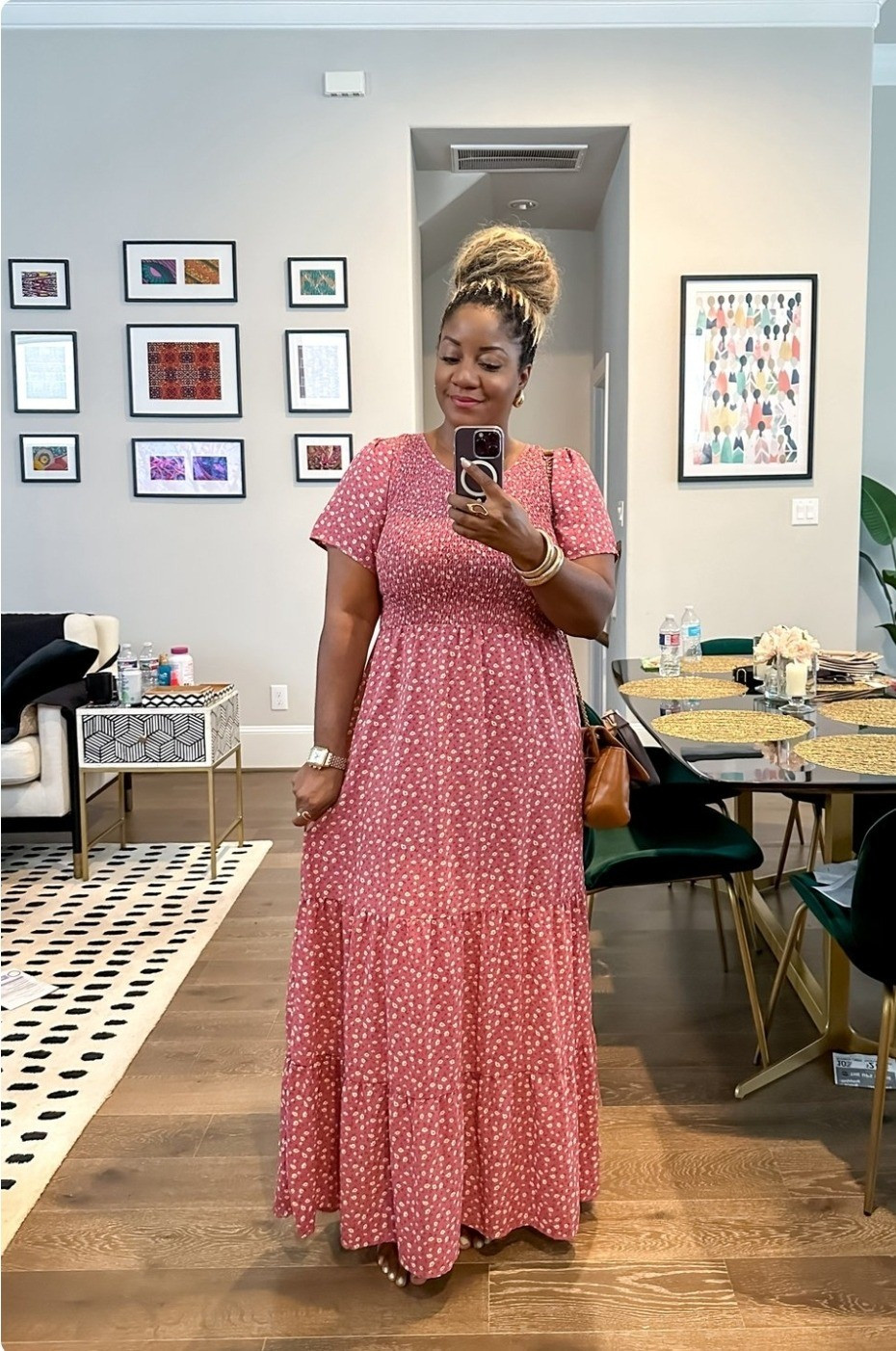 Easy, feminine, and comfortable—this smocked floral maxi is one of those throw-on-and-go dresses that still looks put together. Perfect for church, brunch, or everyday errands, with a flowy fit that’s flattering and easy to wear all day. The dress is TTS and I'm wearing a L.floral maxi dress / smocked maxi dress / Amazon fashion dress / spring maxi dress / summer dress outfit / church outfit dress / casual maxi dress / modest dress outfit / midsize maxi dress / curvy friendly dress / size 12 outfit / everyday dress / feminine casual style / comfortable maxi dress / affordable Amazon dress

#LTKootd #LTKMidsize #LTKSaleAlert