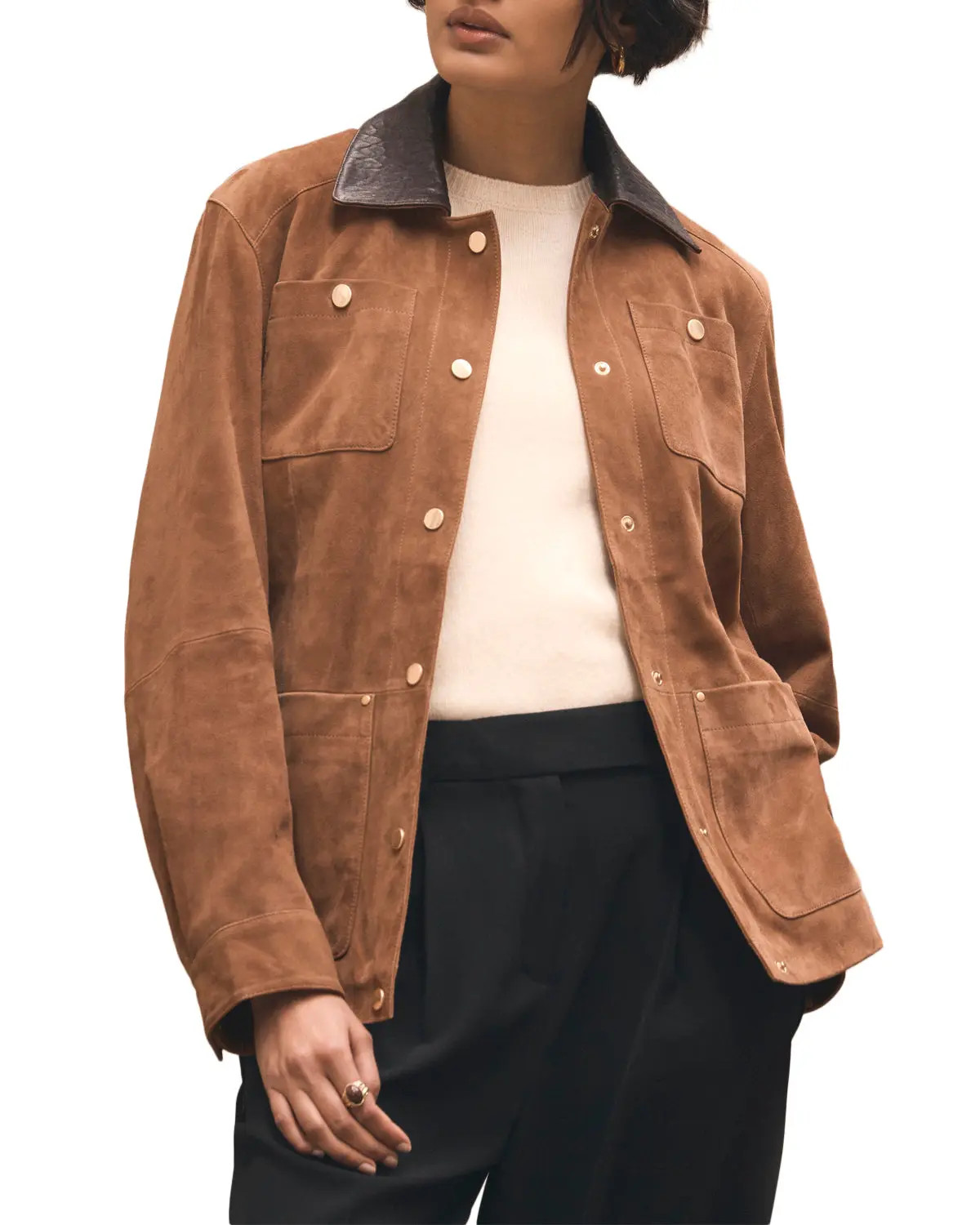 MINT VELVET Suede Barn Jacket (Women) | Nordstrom | Nordstrom