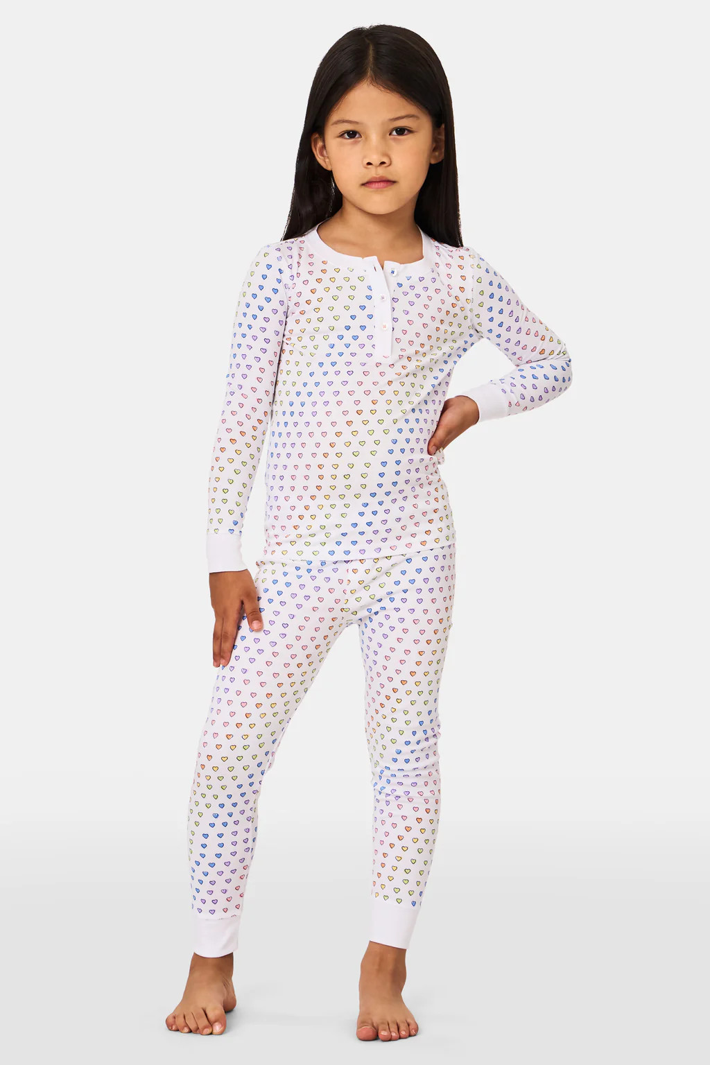 Kids Disco Hearts Pajamas | Roller Rabbit