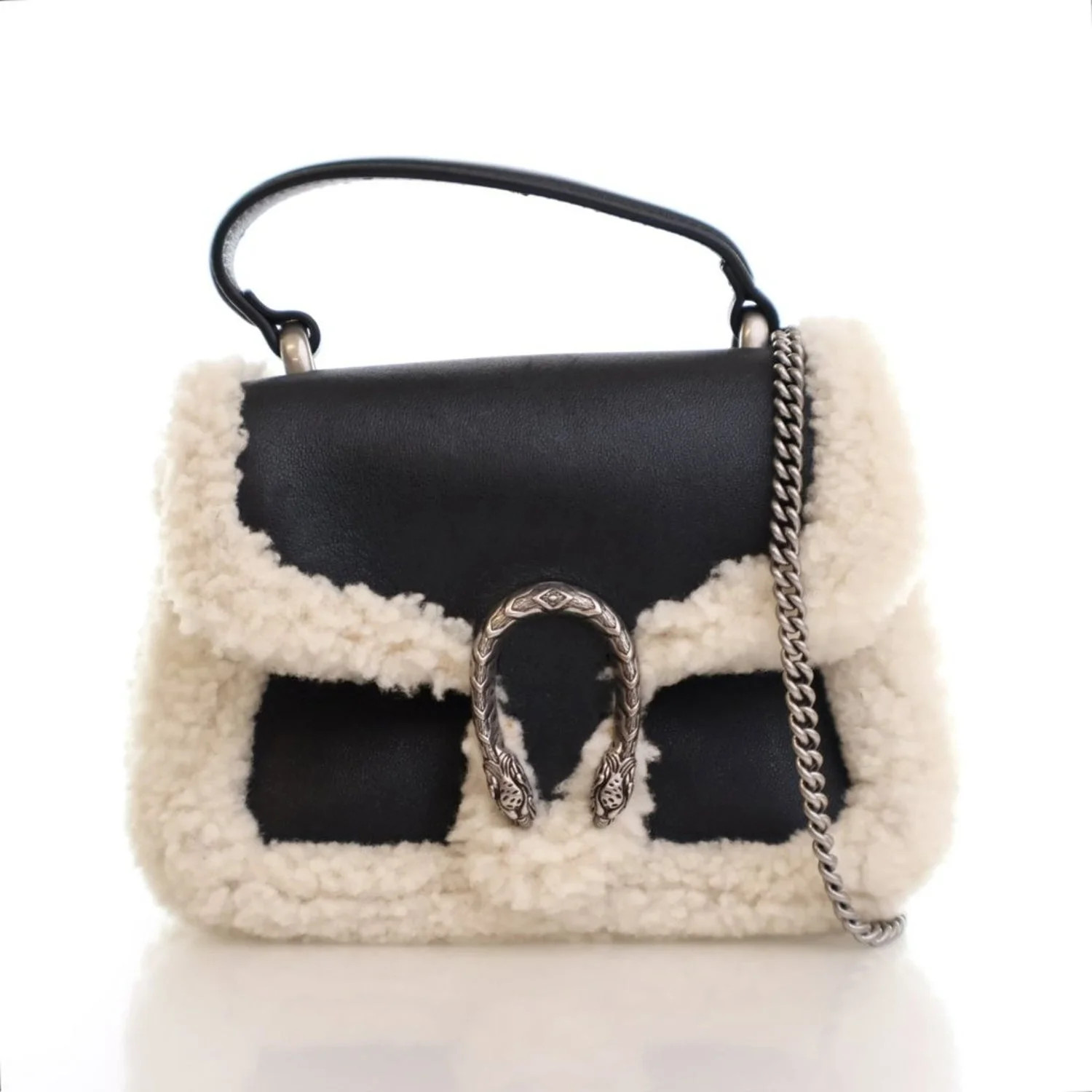 Mini Shearling Dionysus Top Handle | The RealReal