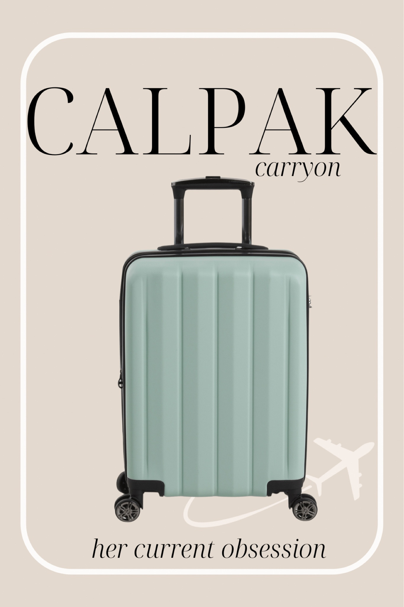 Calpak teal luggage on sale