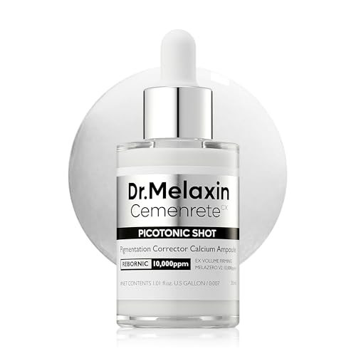 Dr.Melaxin Cemenrete Picotonic Shot Calcium Ampoule for Even Skin Tone & Skin Clarity Anti-aging Dark spot care 1.01 fl.oz. | Amazon (US)