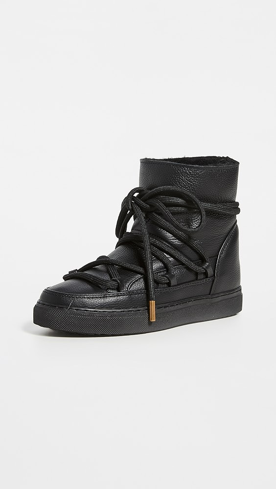 Inuikii Full Leather Shearling Sneakers | Shopbop | Shopbop