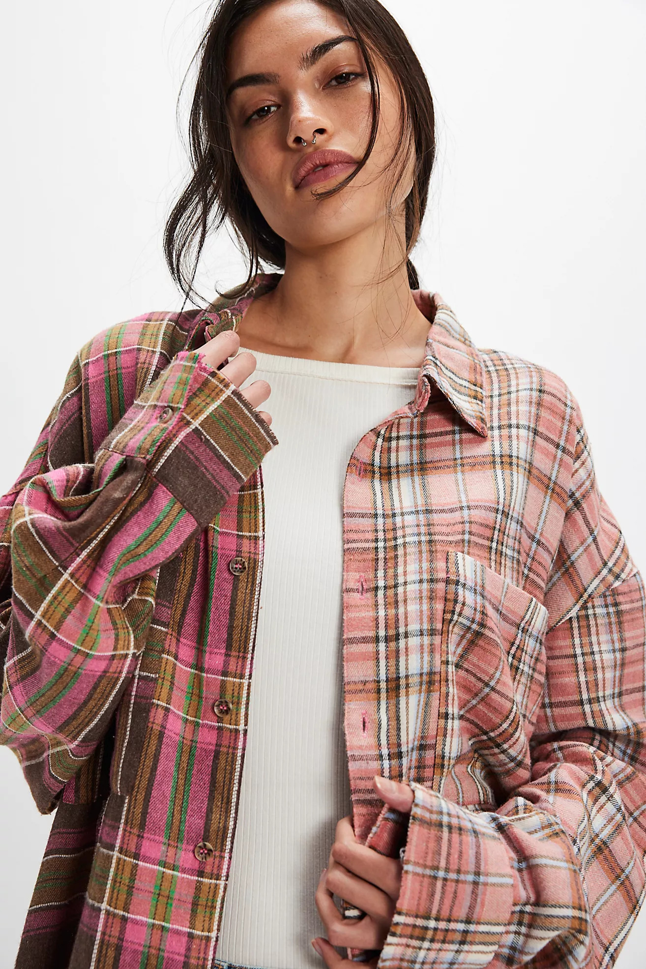 The Tales Half And Half Flannel | Free People (Global - UK&FR Excluded)