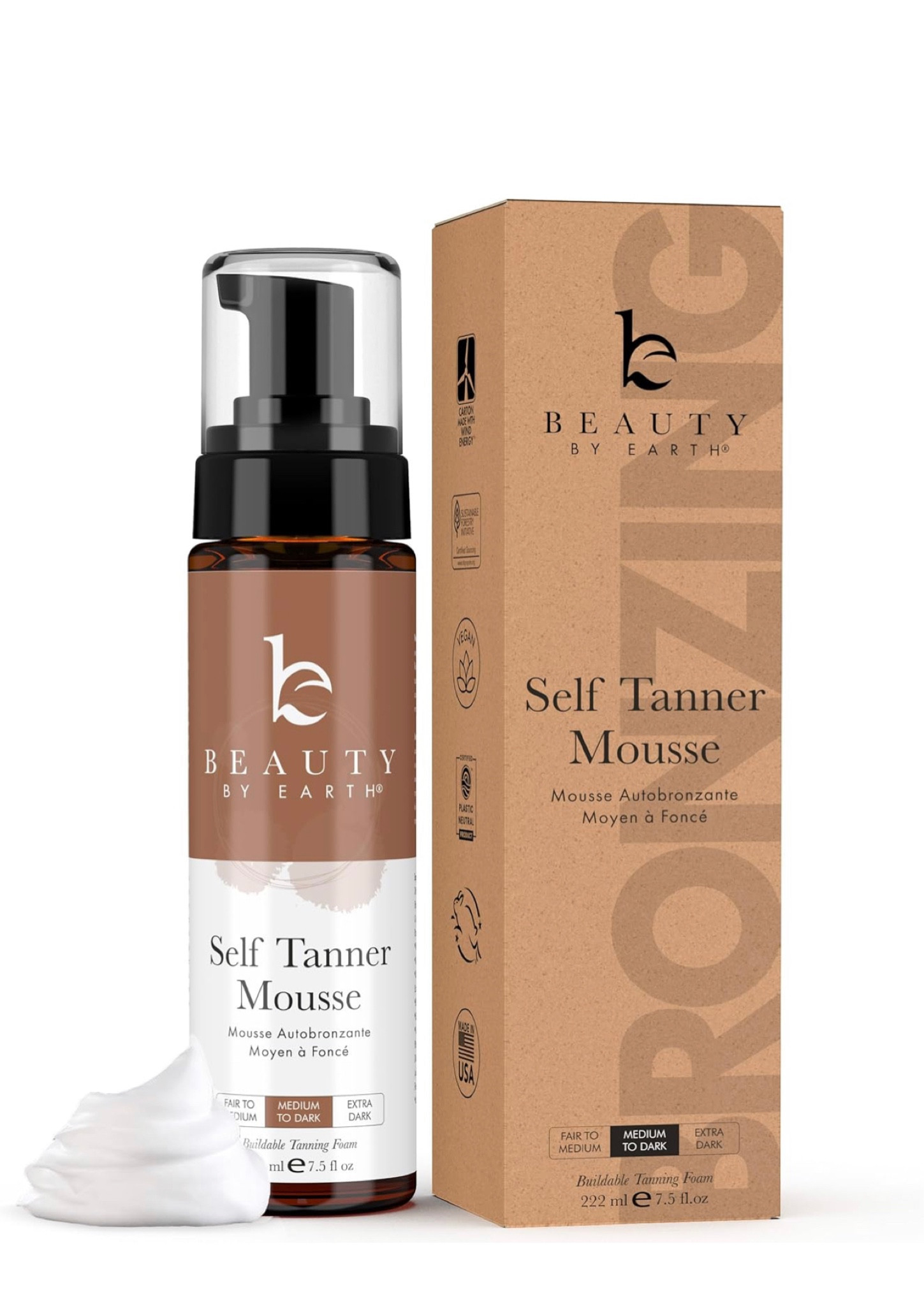 Get a tan the healthy way! Self Tanner Mousse - USA Made with Natural & Organic Ingredients 

#LTKBeauty #LTKGiftGuide #LTKHoliday