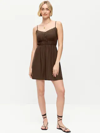 Sleeveless Trousseau Mini Dress | Old Navy (US)