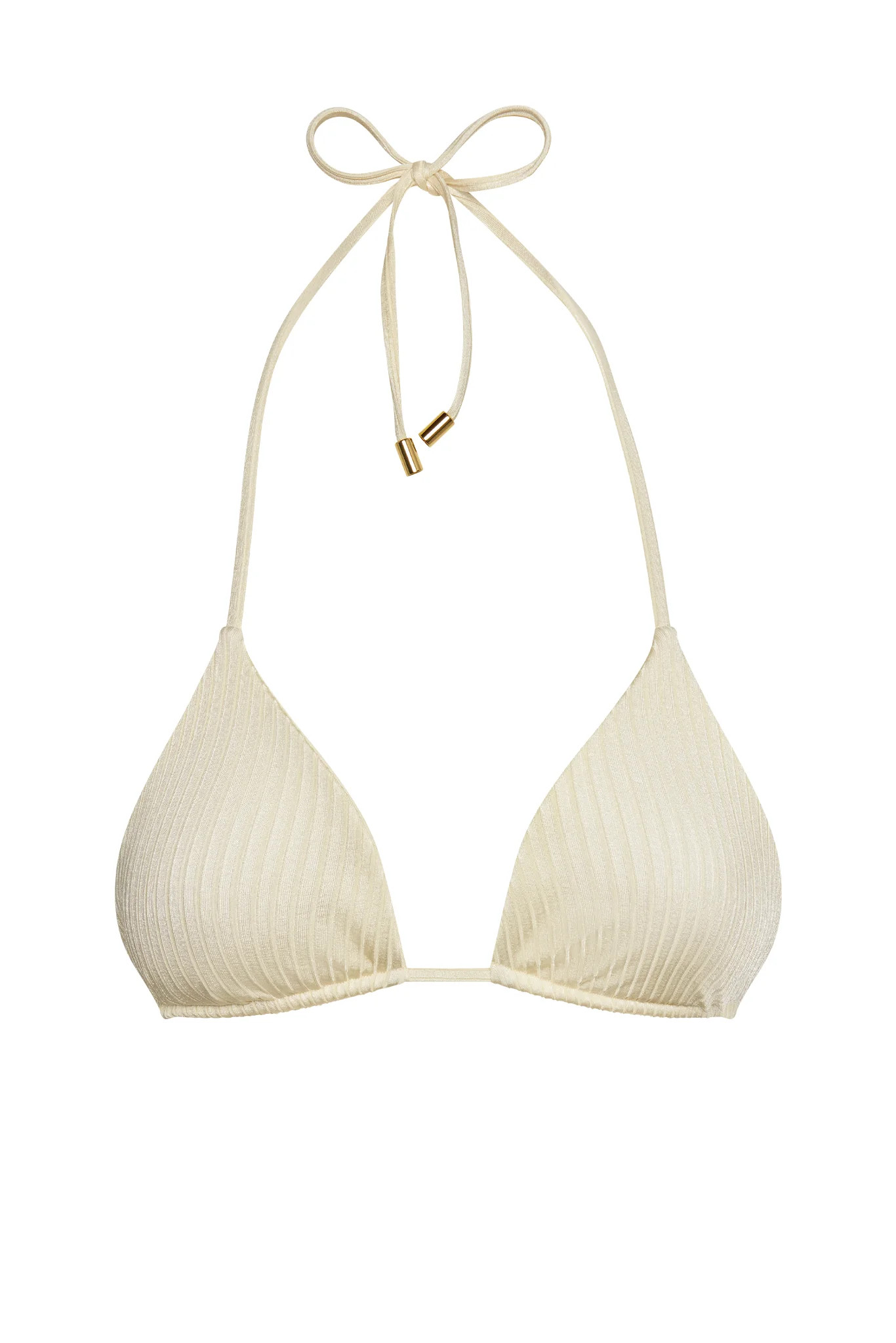 Palma Top - Ivory Shiny Rib | Monday Swimwear