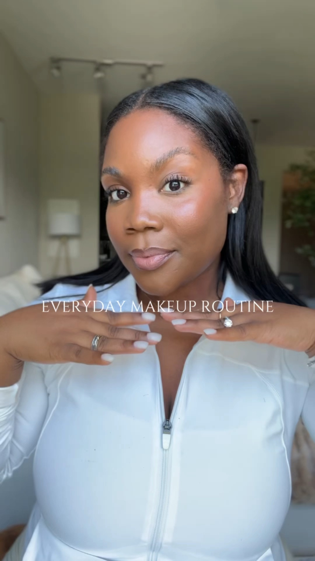 My EASY everyday makeup routine 💋 

This is my go to makeup routine when I want to be out the door quickly, but still want to give a soft glam look.

I actually swapped my usual foundation for the Giorgio Armani Luminous Silk in shade 13.25, which was gifted to me, and I am so impressed with the skin-like finish on this foundation, while having the coverage to provide and even tone for a girl like me that deals with hyperpigmentation. 

2 things I do when I want to cut down on makeup time is:

1: Opt for a clean laminated brow look instead of filling my brows and having to clean them up with concealer (this saves a lot of time and still looks good!) I use E.L.F. Cosmetics Laminating Brow Gel to achieve this.

2. For the lips, I opt for a tinted gloss that way I don’t have to layer multiple colors in matte and gloss products to achieve my desired look. For this I used my tried and true @sephora Lip Liner in the color “Molasses” - y’all know I live by it! It’s very pigmented, glides on super smooth, and the gel consistency makes it easy to blend with glosses. I then added the Jones Road Cool Gloss on top in the Color Nude Biege . I absolutely love this gloss because it feels like a gloss balm, is minty/menthalated, and the color payoff is SO GOOD that you don’t need to do much to achieve the perfect lip combo.



#LTKMidsize #LTKFindsUnder50 #LTKBeauty