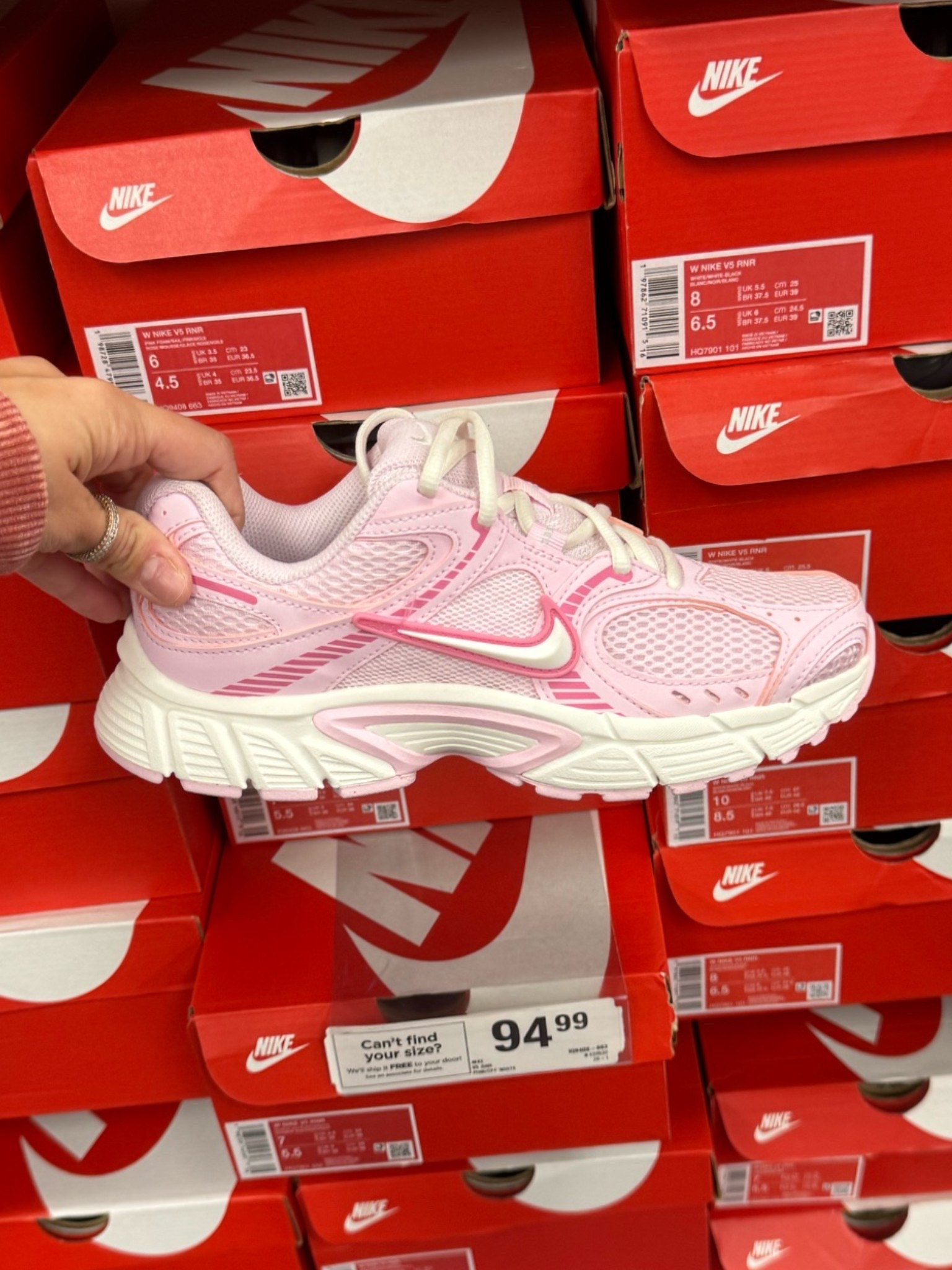 If they’re pink they’re cute! Love these Nike shoes🥰

WOMEN'S NIKE V5 RNR SNEAKERS

#LTKfitnessgoals #LTKmomlife #LTKActive