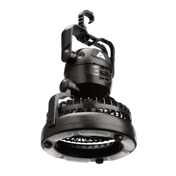 Ozark Trail 145 Lumen LED Camping Lantern with Adjustable Speed Fan, 11 Hour Runtime | Walmart (US)