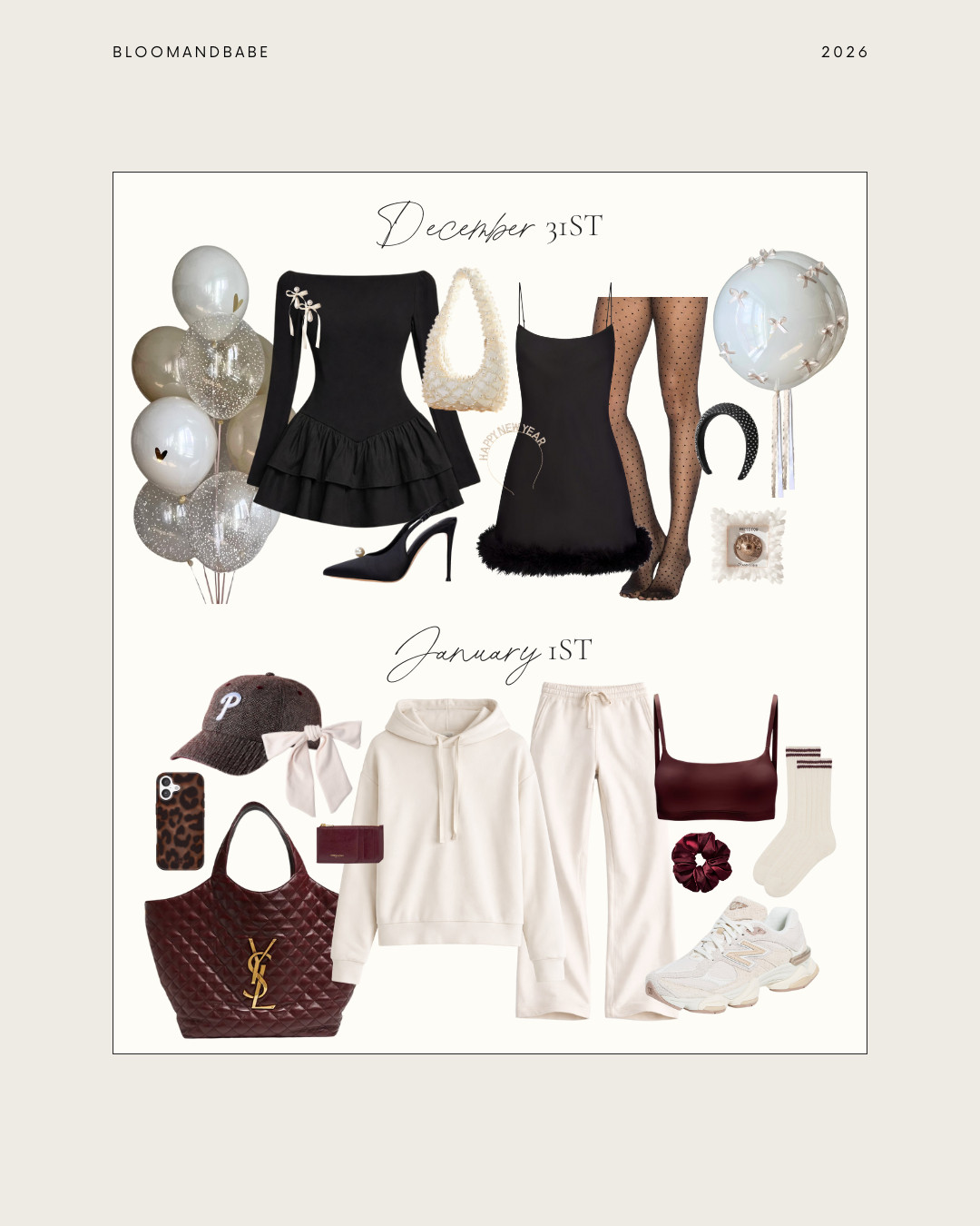 The outfits that carry you from a late night on December 31st to a slow, cozy January 1st without changing your whole vibe. 

 #LTKHoliday #LTKootd #LTKSeasonal