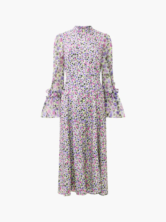 Alezzia Ely Jacquard Mix Dress | French Connection (UK)