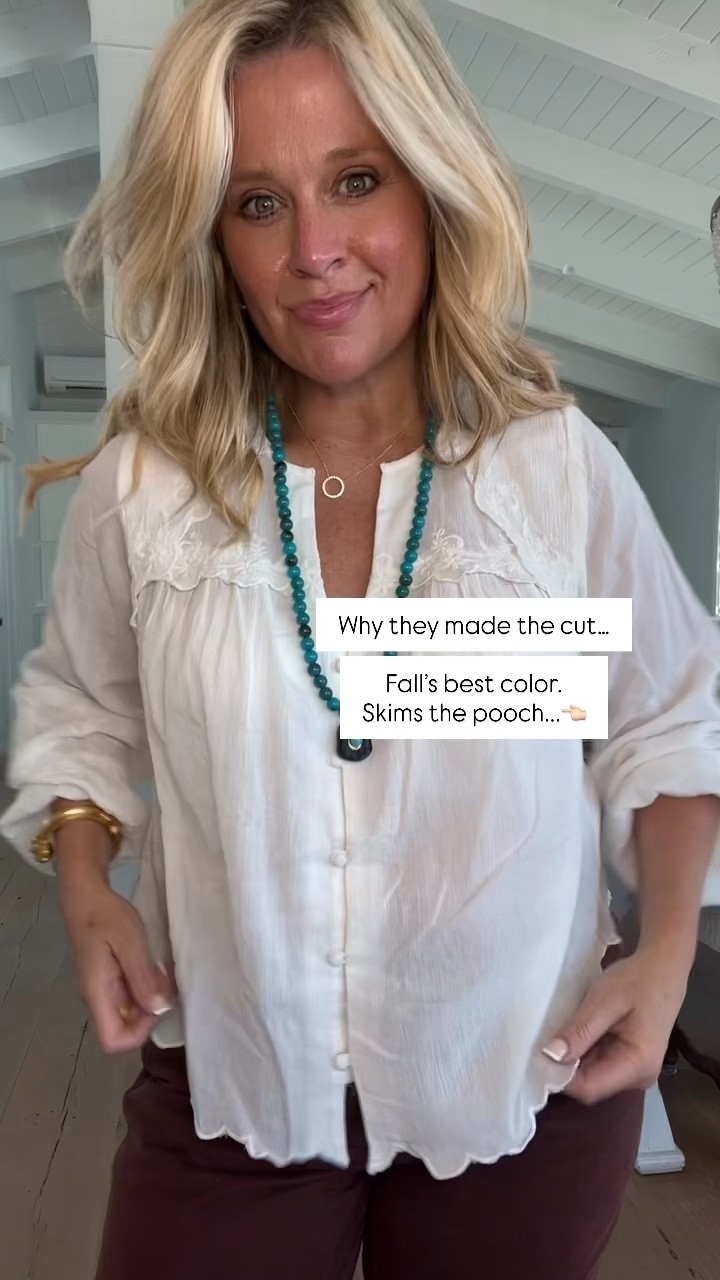 ✨Tap the bell, save and ❤️ start here over 40 fashion, midlife style, midsize fashion and luxury looks for less.  

⬇️Sizing information:
12 jeans (size up if in between sizes.) too medium (size down if in between sizes.) 

I’ve tried hundreds of pieces claiming to be flattering for a belly. These are the ones actually worth it. 🙌🏼

They lift the eye, skim the pooch, balance our proportions and feel comfortable enough for real midlife life.

And because I’m done buying clothes for one moment, every piece works now and straight through November. 🍂

Comment FALL and I’ll send you all the links. 🤍

👑 Helping you look good, feel good.-Lindsey Denver   Check back daily for belly-friendly style, confidence, and Outfit Physics™. 


#Over40Style #MidlifeStyle #BellyFriendlyFashion #OutfitPhysics #FallFashion

#LTKOver40 #LTKMidsize #LTKPlusSize

Comment SHOP below to receive a DM with the link to this post on my LTK ⬇ https://liketk.it/6jVMz