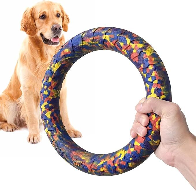 Indestructible Dog Toys Dog Chew Toy for Aggressive Chewers Flying Discs for Medium/Large Breeds ... | Amazon (US)