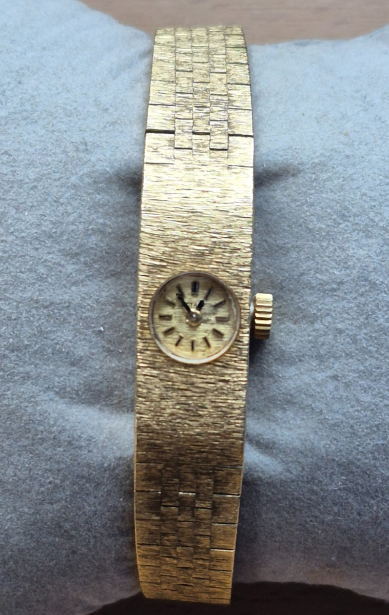 VINTAGE RARE LUXURY SMALL GOLD PLATED LADIES MECHANICAL WATCH BRACELET "ROTARY"  | eBay Australia | eBay AU