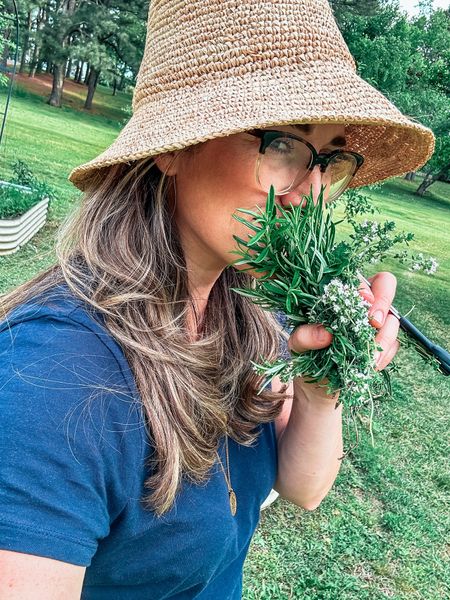 Cheers to fresh herb 🪴 season! 💕 Makes cooking so much better. If you don’t garden, but want to try, you should definitely start with some herbs! They’re pretty easy to maintain and are so good for you too. 

Bringing bucket hats back too with my new favorite summer hat 👒 Linking some other cuties as well because it’s raffia season 🪩💃🏼 🪩

#LTKGiftGuide #LTKover40 #LTKSeasonal