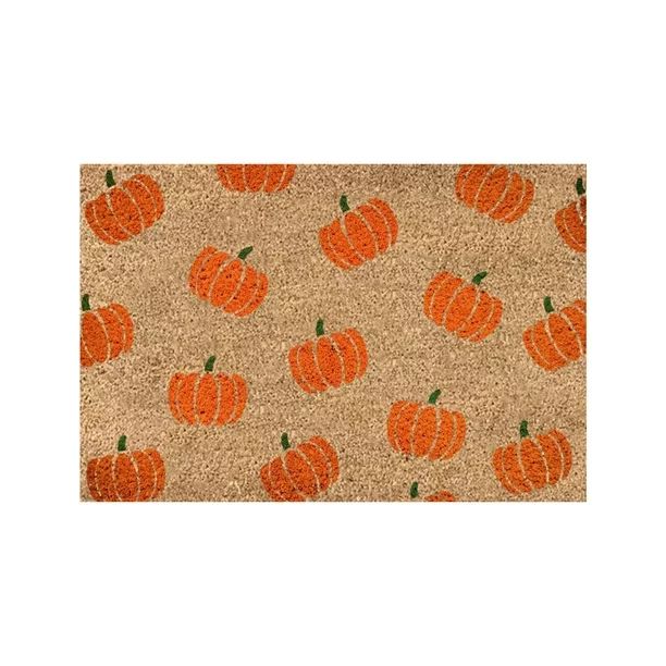 1 PCS  Autumn Welcome Door Mat Pumpkin Floor Mat Fall Seasonal Thanksgiving Halloween Indoor Outd... | Walmart (US)