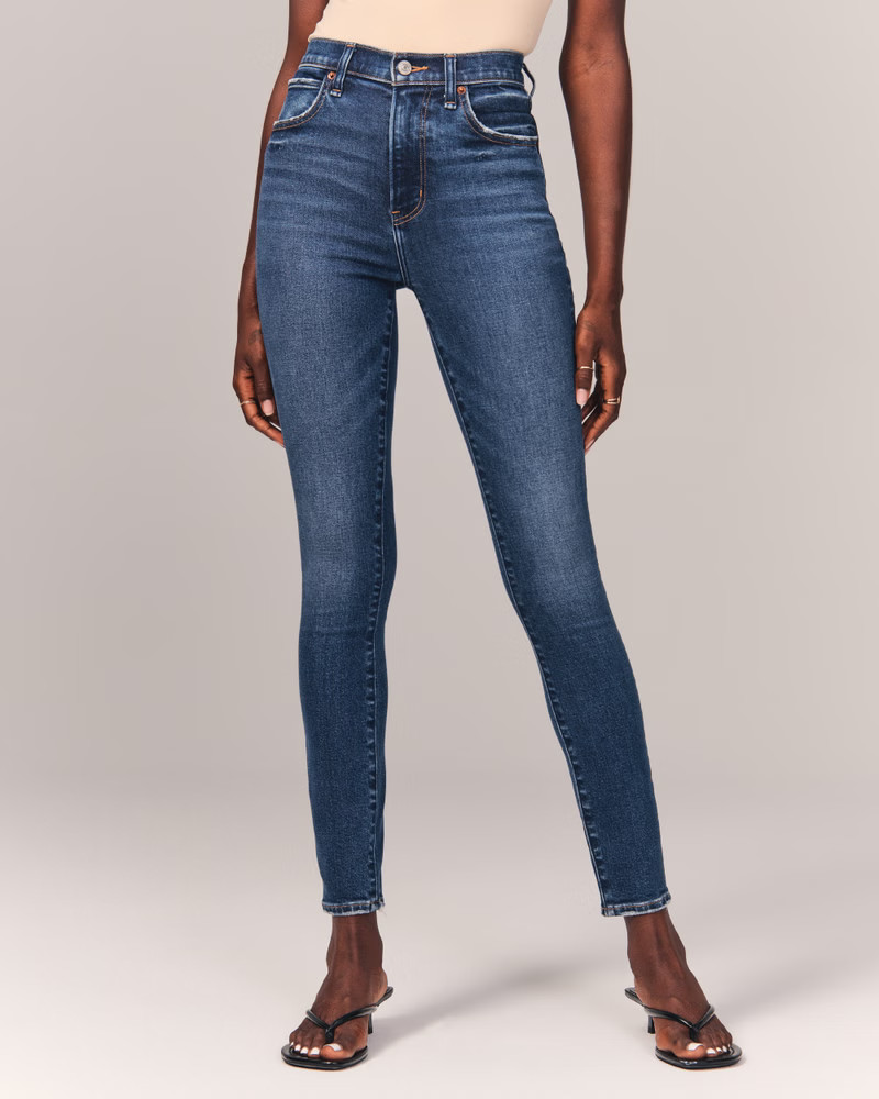 Women's High Rise Super Skinny Jeans | Women's Clearance | Abercrombie.com | Abercrombie & Fitch (US)