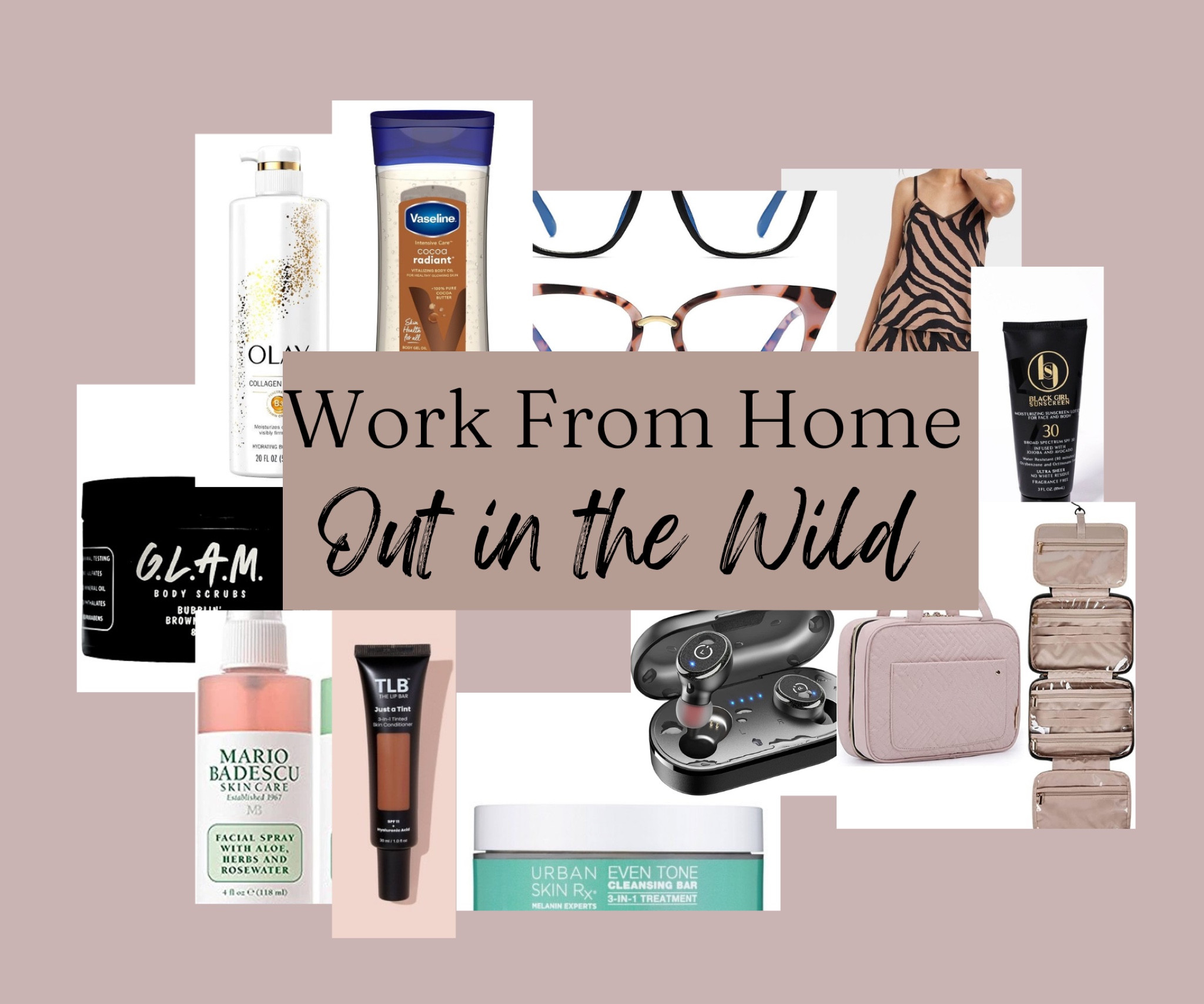 90% of my time with the 9-5 I work from home. For the times where I travel, these are some of the must haves I bring on the road with me. Why not take extra time for self care when away from home/work? I highly recommend it! 