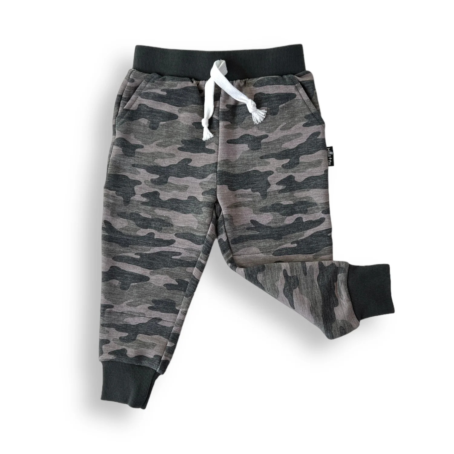 JOGGERS- Chris Camo Bamboo French Terry | millie + roo