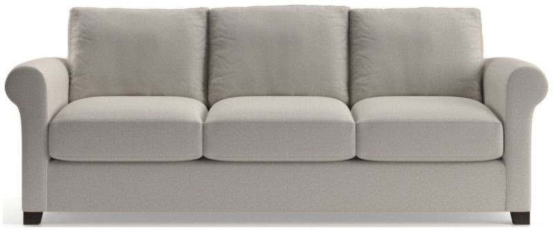 Benicia 3-Seat Roll-Arm Sofa | Crate & Barrel | Crate & Barrel