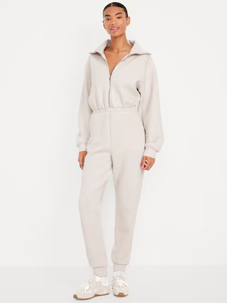 Bounce Fleece Zip Jumpsuit | Old Navy (US)