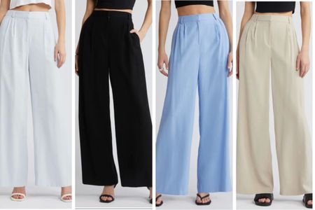 The ultimate pant. It looks good with sneakers or heels. It flows and allows blows during hot summer days and nights. 

#LTKWorkwear #LTKParties #LTKSaleAlert